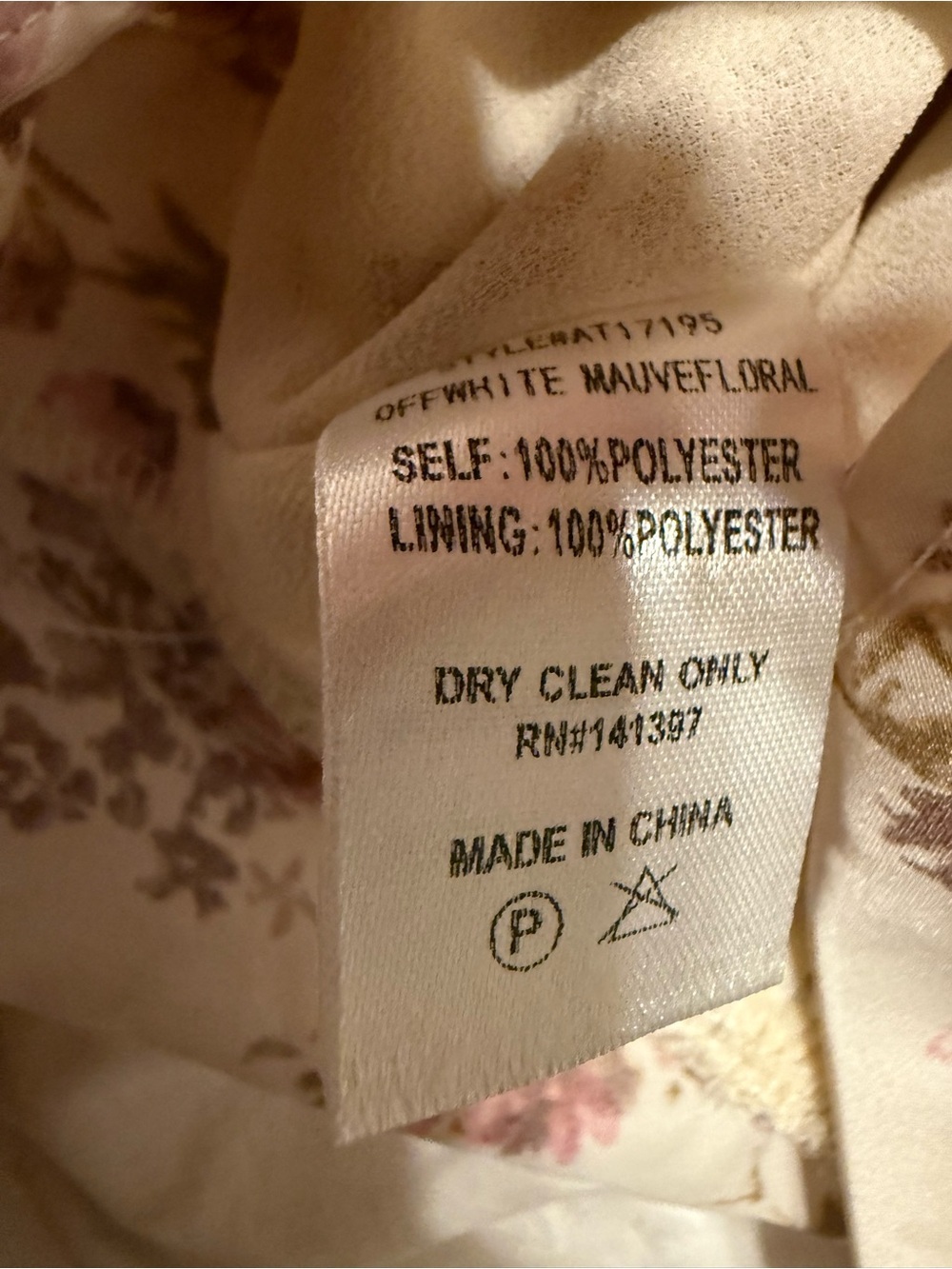 Astr Floral Square-Neck Peplum Blouse - Cream & Pink - Picture 3 of 5